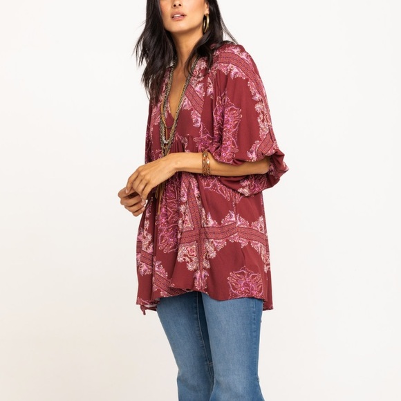 Free people girl talk paisley tunic - Picture 5 of 6